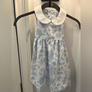 NWOT Sweet Dreams White and Blue Floral Girls’ Dress | 12M
